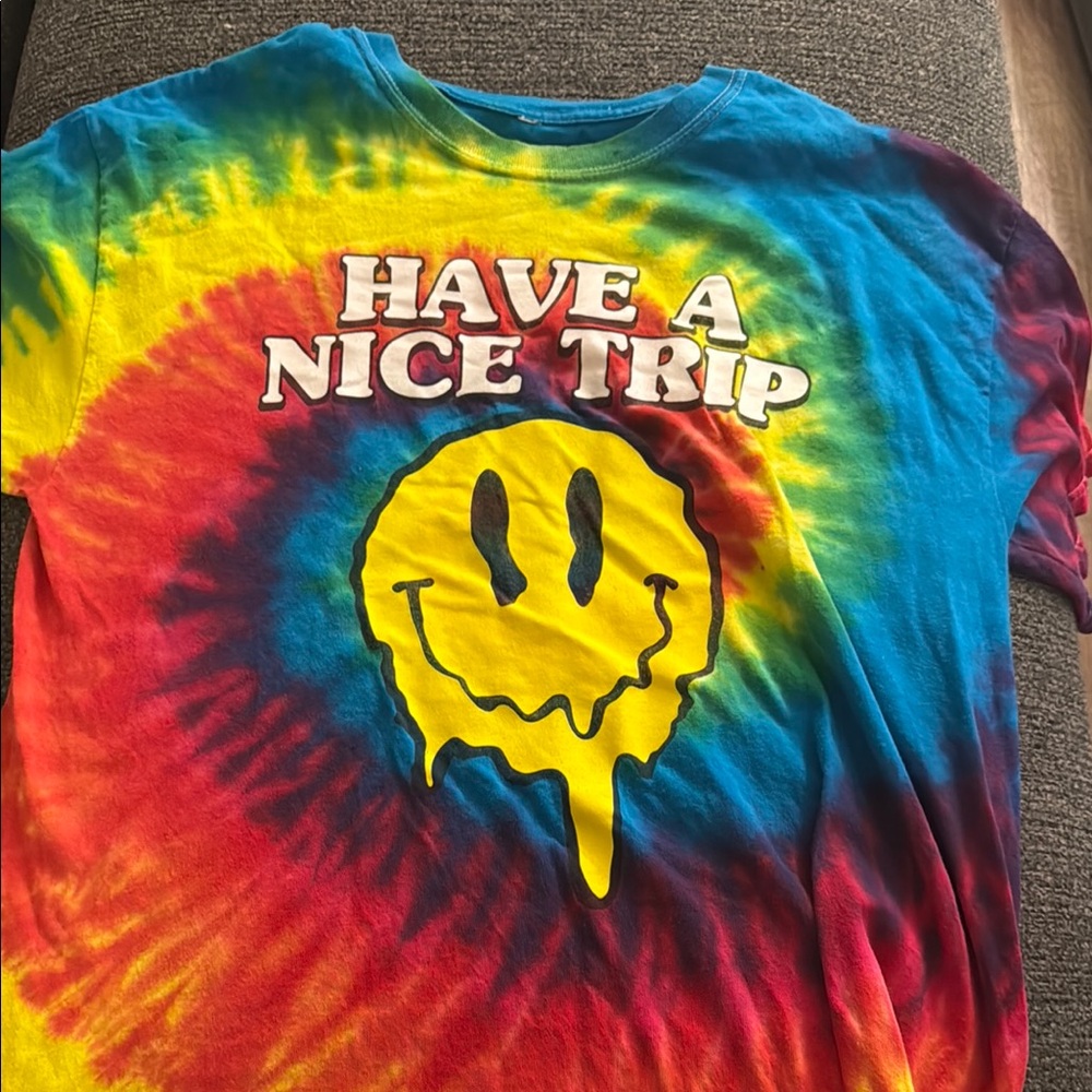 Tie-Dye Smiley Face T-Shirt